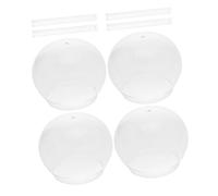 UTHCLO 4 Sets Japanese Wind Chimes Kit with Glass Dome and Tubes DIY Wind Chime Crafts Elegant Outdoor Garden
