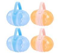 UTHCLO 4 Sets Portable Pacifier Storage Box for Baby, Dustproof and No Thorns, Made of Sturdy Pp Material, Keeps Baby Pacifiers Clean and Safe, for Outdoor Use and Purse