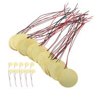 UTHCLO 40Pcs 27Mm Piezo Disc Sounder Sensor with Wire, Passive Piezo Trigger Buzzer for Acoustic Guitar and Musical Instruments, Copper Plate Piezoelectric Ceramic Pickup for Music