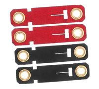 UTHCLO 4PCS Adjustable Velvet Bird Foot Rings with Secure Clasp Anti-lost Harness for Pet Parrots Cockatiels Pigeon Accessories Comfortable Leg Bands