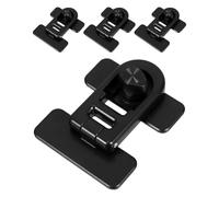 UTHCLO 4pcs Babyproof Cabinet Safety Locks for Refrigerator, Oven, and Drawers, Childproof Door Latches for Home and Childcare, Black