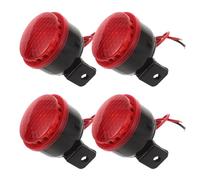 UTHCLO 4pcs Car Alarm Siren Speaker System Emergency Warning Horn Loudspeaker for Auto Truck Vehicle Safety with Smart Activation