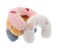 UTHCLO 4pcs Cat Pillows U Shaped Neck Soft Calming Half Donut Pet Sleeping Cushions for Indoor Cats and Small Dogs Scratch Resistant Fabric Portable and Washable