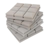 UTHCLO 4pcs Flame Retardant Sound Absorbing Panels High Density Acoustic Foam for Noise Reduction in Recording Studios Home Theaters Offices and Worship Spaces