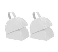 UTHCLO 4pcs Metal Cowbells for Sporting Events and Parties Handheld Noise Makers with Classic Vintage Design Metal Bells for Football Games Wedding Decorations and Cheerleading