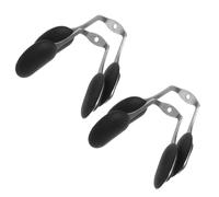 UTHCLO 4pcs Metal Eyeglasses Nose Bridge Pads Replacement with Push-in Cushions for Sunglasses Slip-Resistant Ergonomic Support Stylish Silver Frame Holder