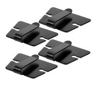 UTHCLO 4pcs Metal Microphone Holders for Car Radio Lightweight Mic Clips Compatible with Mobile Microphones Compact Design for Automotive Use
