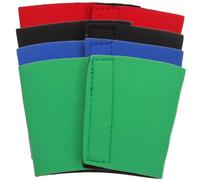 UTHCLO 4pcs Neoprene Coffee Cup Sleeve Set, Heat Insulation Bottle Cover, Anti-Scald Heat Resistant Cup Band for Travel and Hot Drink Protection, Black Red Blue Green