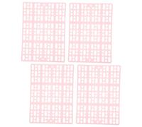 UTHCLO 4Pcs Pet Foot Pads for Rabbit Bunny Cage Mats with Air Permeability Cuttable and Splicable Floor Mats for Hamster Guinea Pig Easy to Clean