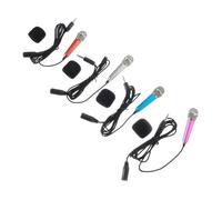 UTHCLO 4pcs Portable Microphone Mini Microphones for Computer Tablet Recording Video Recording Mic Bag for Karaoke Live Streaming and Home Theater Use