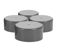 UTHCLO 4pcs Replacement Bearing Protector Rubber Bearing Protector Caps Black Rubber Reusable Protection against Dirt and Water for Trailer Axle in Marine Environment