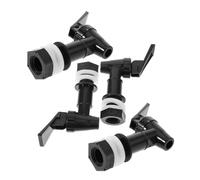 UTHCLO 4pcs Reusable Bucket Faucet Spigot for Glass Wine Bottles PP Silicone Water Dispenser Tap Replacement for Beverage Coolers Convenient Drink Spigot for Home Bar Party Use