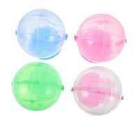 UTHCLO 4pcs Silent Hamster Running Balls Noise Reducing Exercise Wheels for Small Pets Like Gerbils and Rats Interactive Fitness with Easy Clean Design