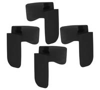 UTHCLO 4pcs Silicone Clarinet Thumb Rests Black Finger Pads for Comfortable Playing, Relieve Sore Thumbs, Suitable for Standing Or Walking Performance