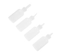 UTHCLO 4pcs Silicone Pet Nursing Bottles with Scale Markings for Puppies Kittens Feeding Kit Soft Nipples Easy to Clean Home Pet Feeders