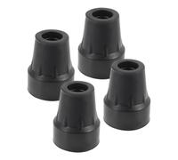 UTHCLO 4pcs Skid Rubber Cane Tips for Walking Sticks Fit Durable and Reinforced Design for Enhanced Grip Various Surfaces Easy Installation Replacement for Metal and Wooden Canes