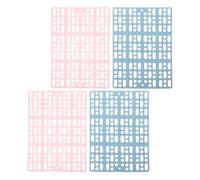 UTHCLO 4pcs Small Animal Feet Pad Rabbit Cage Mat Non-slip Design High Strength Plastic for Balcony and Kitchen Floor Suitable for Hamsters Chinchillas