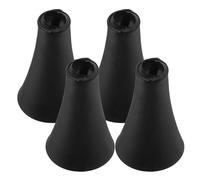 UTHCLO 4pcs Thickened Silicone Rubber Caps for Motorcycle Phone Stand Bracket Non-slip Protective Tips Shock-absorbing Replacement End Covers for Mount Holder