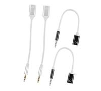 UTHCLO 4pcs USB C to Audio Jack Adapter High Fidelity Headphone Jack Converter for Phones Tablets Laptops Stable Metal Exterior Compact and Portable Design for Travel and Office Use