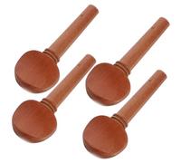 UTHCLO 4pcs Violin Tuning Pegs Made from Sturdy Synthetic Material with Smooth and Polished Surface, Fits 3/4 and 4/4 Violins, Replacement Accessories to Preserve The Headstock