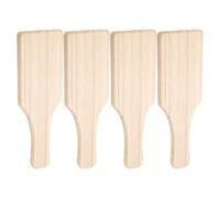 UTHCLO 4pcs Wooden Clay Paddle Set for Pottery and Ceramic - Flat Smoothing Paddle Tools for DIY Craft, Clay Modeling, and - Portable Wood Pottery Board for Arts and Crafts