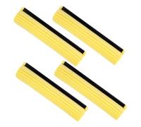 UTHCLO 4pcs Yellow 27cm PVA Mop Head Replacement Set, Roller Sponge Mop Refills for Floor Cleaning, Kitchen, Bathroom, Garage Use, Sturdy Cleaning Supplies