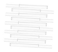 UTHCLO 5 Pairs Transparent Acrylic Music Clips Page Holders for Musicians Pianists Music Book Stand Clips Clear