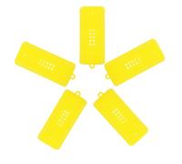 UTHCLO 5 Pcs Yellow Plastic Queen Cage Transport Box for Beekeeping and Clean Rearing and Mailing Cage Kit for Beginner Beekeepers Versatile Hive Tool Enhancing Efficiency