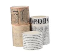 UTHCLO 5 Roll Vintage Gothic Lettering Decorative Stickers for DIY Scrapbooking Journals with Alphabet Newspaper Love Letter Manuscript Designs Portable Stationery for Craft Enthusiasts