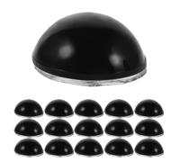 UTHCLO 50 Pairs Large Round Silicone Nose Pads for Glasses, Anti-Slip Self-Adhesive Eyeglass Nose Grip Pads, Soft Black Replacement Nosepieces for Spectacles and Sunglasses