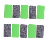 UTHCLO 50 Pcs Green Mini Felt Whiteboard Erasers for Teachers Office Use Chalkboard Cleaner for Liquid Chalk Small Dry Erase Board Accessories for Home Classroom