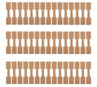 UTHCLO 500pcs Writable Adhesive Jewelry Price Tags Stickers for Bracelets, Square Kraft Paper Label Stickers for Jewelry Pricing and Display