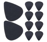 UTHCLO 50Pcs Black 0.5Mm Celluloid Guitar Picks Set Hard Plastic Acoustic, Electric Ukulele Plectrums for Bass and Fingerstyle Playing Accessories