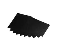 UTHCLO 50Pcs Black Kraft Paper Thick Cardstock DIY Scrapbook Greeting Cards Business Cards Paperboard for Crafts and Artwork