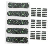 UTHCLO 50Pcs Cartoon Glow Dark Bandages with Luminous Adhesive Wrap Scrapes Wounds Comfortable Nighttime Use with Soothing Glow and Cute Designs for Boys