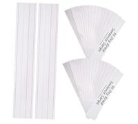 UTHCLO 50Pcs Erasable Educational Writing Word Strips for Students Xin Thick Ruled Sentence Strips for Handwriting Practice and Learning Whiteboard Paper Cards for School Use