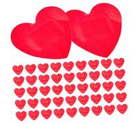 UTHCLO 50pcs Heart Shaped Wound Bandages Adhesive Household Care Patches for Quick Injury Response and Breathable for Emergency Use at Home The Go