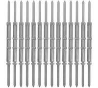 UTHCLO 50pcs Metal Prong Paper Fastener Office Folder Metal Clip Sleek Stylish Material Use Organize Papers Professional Touch for Document Storage and Reports