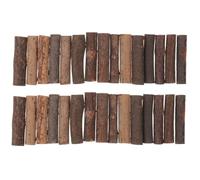 UTHCLO 50Pcs Natural Wood Sticks for DIY Crafts, 1-1.5Cm Thick X 5Cm Long Wooden Branch Sticks for Photo Props and Decoration in Arts and Crafts