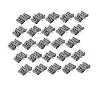 UTHCLO 50pcs Stainless Steel Cable Clips with Barbed Back for Secure Trailer Wire and Photovoltaic Cable Management Smooth Edges Prevent Insulation Damage for Efficient Installation and