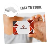 UTHCLO 50Pcs Sublimation Aluminum Business Cards Blank Thick Metal Name Cards Smooth Surface with Rounded Corners for DIY Custom Printing and Engraving