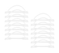 UTHCLO 50PCS Transparent PP PE Plastic Handles for Cardboard Boxes Slip-Resistant Lightweight Lifting Straps with Ergonomic Design for Secure Moving and Carrying Small Cartons