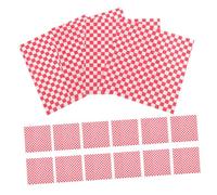 UTHCLO 50sheets Greaseproof Food Wrapping Paper Multi-Function Sandwich Paper for Burgers Breads and Fries Checkered Food Basket Liners Lightweight Easy to Store