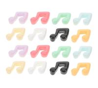 UTHCLO 54PCS Resin Flatback Music Note Charms Lightweight Vibrant Musical Embellishments for DIY Phone Case Jewelry Hair Accessories and Scrapbooking Crafts in Colors