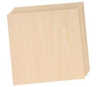 UTHCLO 5pcs Basswood DIY Wooden Boards Unfinished Craft Planks for Painting Carving Shelving Multipurpose Wood for Creative Projects