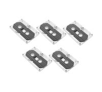 UTHCLO 5pcs Blank Cassette Tapes for Recording Speech Music Empty Audio Tape Plastic Case Recordable Blank Cassettes for Diy Party Favors