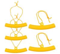 UTHCLO 5pcs Car Wheel Rim Protectors Thickened Tire Guard Covers Easy Install Stylish Yellow for Car Rims Edge Protection and Decoration