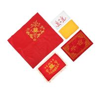 UTHCLO 5pcs Cremation Ashes Urn Cover Set with Cloth Bag and Carpet Burial Ashes Pouch for Funeral Memorial Services Home Burial Urn Supplies for