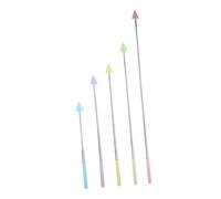 UTHCLO 5Pcs Extendable Teachers Pointer Sticks Set Classroom Indicators Smooth Handheld for School Presentations and Educational Guidance