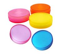 UTHCLO 5pcs Finger Wet Sponge Tools Cylinder Shape Cash Counting Fingertip Moistener Made of Sponge and Plastic Easy Water Absorption for Financial Settings and Handling Random Color